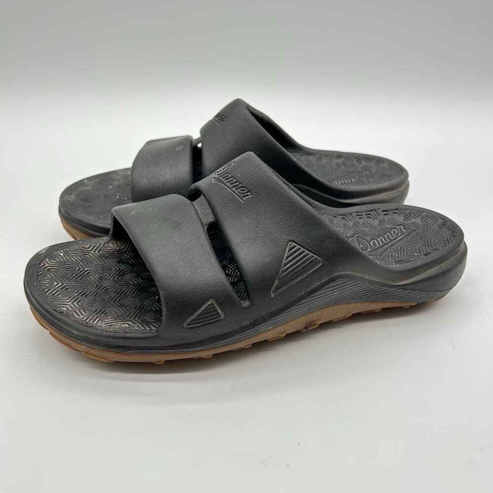 Danner Shelter Cove Slides Black Womens Size 7 Run Big 7.5? Camp Recovery